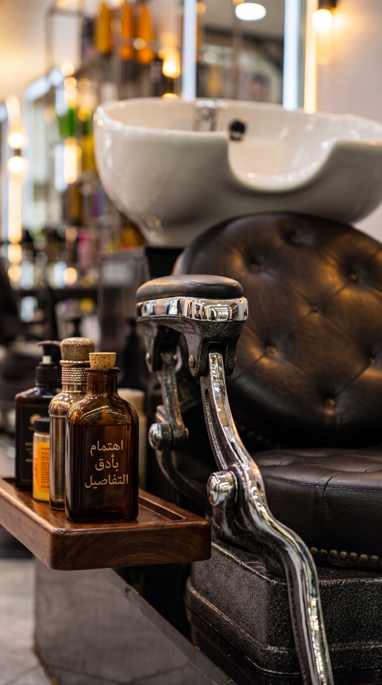 Luxury barber detail photography